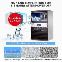 Commercial Ice Maker Ice Making Machine 100kg/24h 110V/220V Large Ice Cube