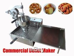 Commercial Manual Breakwater donut ball Donut Fryer Maker Making Machine 3Moulds