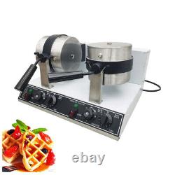 Commercial Rotary Waffle Maker Machine Electric Rotatable Waffle Making Machine