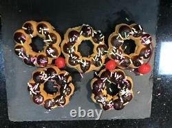 Cookies Donut Maker Waffle Maker Baker Plum Blossom Sweet Donuts Making Machine