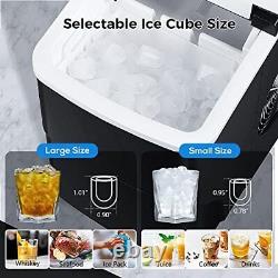 Countertop Ice Maker Machine, Portable Ice Makers Countertop, Make 26 lbs in 24h