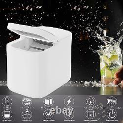 Countertop Ice Maker Machine with 2QT Water Tank-Make 33Lbs Ice a Day, Bullet Ice