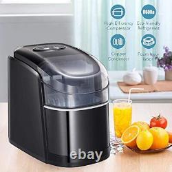 Countertop Ice Maker Portable Ice Making Machine with Self-clean Function -Bu