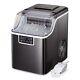 Cube Ice Maker Machine, Countertop, 50lbs/24h, 2 Ways To Add Water, Self-cleaning