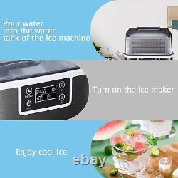 Cube Ice Maker Machine, Countertop, 50Lbs/24H, 2 Ways to Add Water, Self-Cleaning