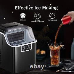 Cube Ice Maker Machine, Countertop, 50Lbs/24H, 2 Ways to Add Water, Self-Cleaning