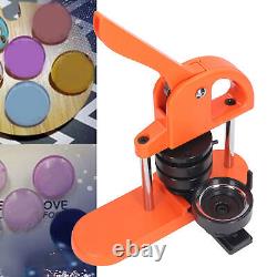 DIY Button Press Machine Kit With 100PCS Pin Parts Circle Cutter Pin Manual 25mm