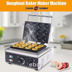 Donut Maker Machine Breakfast Snacks Maker 12 Doughnuts Making Machine Nonstick