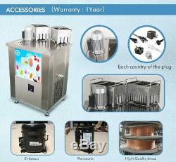Double mold sets ice Popsicle Making Machine, ice Lolly Machine, ice pop Maker