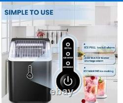 Effortless Ice Making with the Auseo Countertop Ice Maker MachineSelf-Cleaning