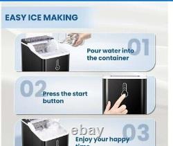 Effortless Ice Making with the Auseo Countertop Ice Maker MachineSelf-Cleaning