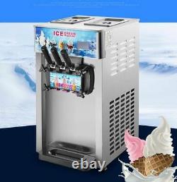 Electric Ice Cream Making Machine Commercial Desktop Soft Ice Cream Maker