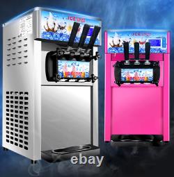 Electric Ice Cream Making Machine Commercial Desktop Soft Ice Cream Maker