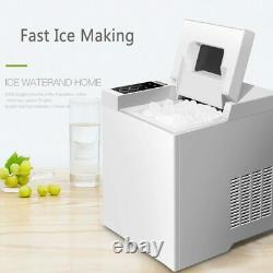 Electric Ice Maker 15KG/24H Bullet Cylindrical Home Ice Cube Making Machine