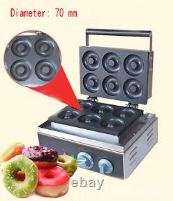 Electric six pieces Donut Maker Machine, commercial donut making machine 110V