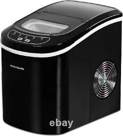 FRIGIDAIRE EFIC101-BLACK Portable Compact Maker, Ice Making Machine, Black