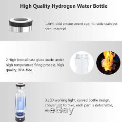 GOSOIT Hydrogen Alkaline Water Bottle Machine Maker with SPE and PEM Dupont Make