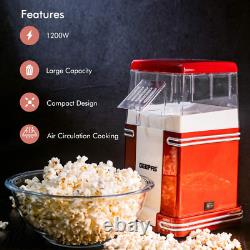 Geepas 1200W Electric Popcorn Maker Machine Makes Hot, Fresh, Healthy