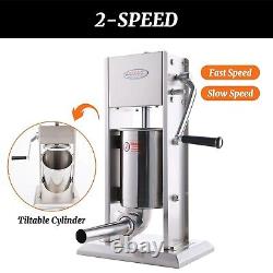 Hakka 15 LB 7L Sausage Stuffer Filler with Spanish Churro Maker 2 in 1 Machine