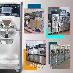 Hard Ice Cream Maker, Italian Hard Ice Cream Making Machine with Transparent