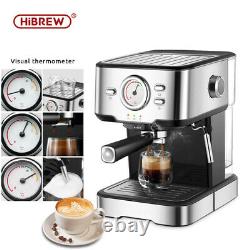 HiBREW Semi-Automatic Coffee Maker Express Make with Visual Thermometer Machine