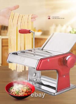 Household Pasta Noodle Making Machine Stainless Steel Pasta Maker Roller 2mm-9mm