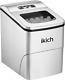 Ikich Portable Ice Maker Machine For Countertop, Ice Cubes Ready In 6 Mins, Make