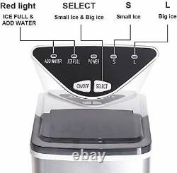 Ice Cube Maker Ice Making Machine Ice Ready in 6 Mins 2L