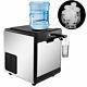 Ice Maker Commercial Ice Making Machine With Cool Water Dispenser 35kg/24h 14lbs