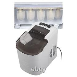 Ice Maker Machine ABS White 112W Household Ice Making Machine For Small Mark