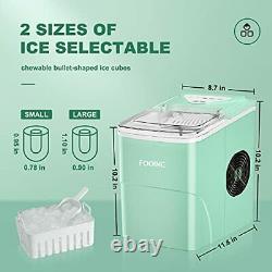 Ice Maker Machine FOOING Ice Maker Ice Cube Maker Ready in 6 Mins 2L Ice Making