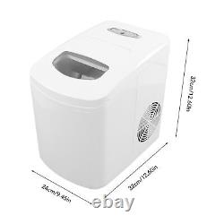 Ice Maker Machine For Countertop Commercial Home Auto Ice Making MachineWhite JY