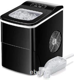 Ice Maker Machine Portable, Make 26 lbs ice in 24 hrs Rready in 6-8 Mins