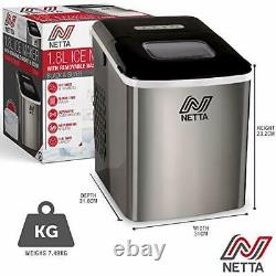 Ice Maker Machine for Home Use Makes Cubes in 10 Minutes 12kg capacity