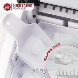 Ice Maker Machine for Home Use Makes Cubes in 10 Minutes Large 12kg