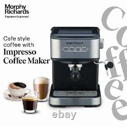 Impresso Coffee Making MachineUpto 20 Bar Pressure Rich Espresso Coffee MakerM