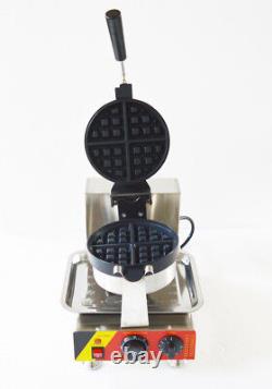 Intbuying Nonstick 110V Electric Rotated Waffle Maker Making Machine