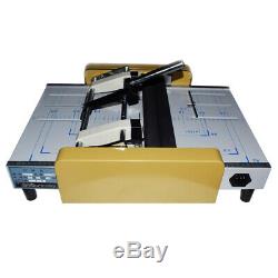 Manual Booklet Making Machine, A3 Paper Binding and Folding Booklet Maker 220V