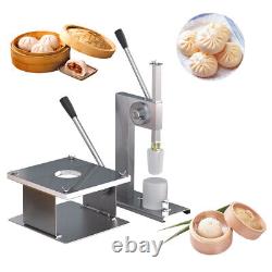 Manual Stuffed Bun Maker Chinese Baozi Machine With 3 Forming Dough Molds