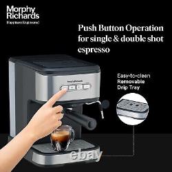 Morphy Richards Impresso Coffee Making Machine 1100 Watts Milk Frothing Nozzle