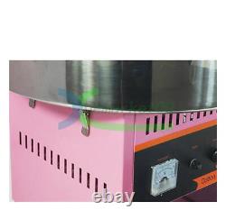 NEW 220V Electric Commercial Candy Floss Making Machine Cotton Sugar Maker
