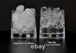 NewAir Countertop Clear Ice Maker Machine, Makes 40 lbs of Ice, Portable Stainle