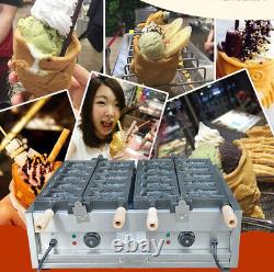 New 220V Open Mouth Taiyaki Maker Fryer Fish Making Machine 2plate/5 fish