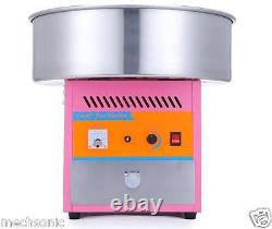 New Electric Commercial Candy Floss Making Machine Cotton Sugar Maker 220V