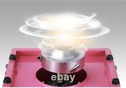New Electric Commercial Candy Floss Making Machine Cotton Sugar Maker 220V