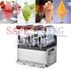 One New 3 Tank Frozen Drink Slush Slushy Making Machine Smoothie Maker