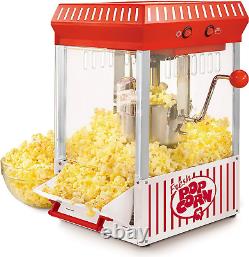 Popcorn Maker Machine Professional Table-Top with 2.5 Oz Kettle Makes up to 10
