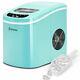 Portable Compact Electric Ice Maker Making Machine Mini Cube 26lb/day Mint Green