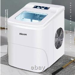 Portable Ice Maker Household Electric Round shape Ice Making Machine 15kg/24H