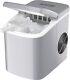 Portable Ice Maker Machine For Counter Top Makes 26 Lbs Of Ice Per 24 Hours